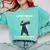 Proud Dad Of 2018 Graduate Dabbing Graduation Senior Shirt Comfort Colors Sweatshirt Chalky Mint