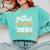 Proud Dad Of A 2026 Graduate Class Of 2026 Dad Graduation Comfort Colors Sweatshirt Chalky Mint