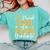 Proud Dad Of A 2026 Graduate Senior Graduation Class Of 2026 Comfort Colors Sweatshirt Chalky Mint