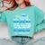 Proud Dad Of 5th Grade Graduate 2025 Elementary Graduation Comfort Colors Sweatshirt Chalky Mint