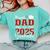 Proud Dad Of a Class Of 2025 Graduate For Graduation Comfort Colors Sweatshirt Chalky Mint