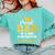 Proud Dad Of A Class 2025 Kindergarten Graduate Graduation Comfort Colors Sweatshirt Chalky Mint