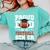 Proud Dad Of a Football Senior 2026 Graduation Comfort Colors Sweatshirt Chalky Mint
