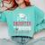Proud Daughter Of 2025 College Graduate Family Graduation Comfort Colors Sweatshirt Chalky Mint