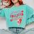 Proud Educated Latina Graduation Masters Degree PhD Comfort Colors Sweatshirt Chalky Mint