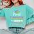 Proud Father Of PreK School Graduate 2024 Graduation Father Premium Comfort Colors Sweatshirt Chalky Mint