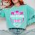 Proud Grandma Of a 2018 Grad Graduation Family Comfort Colors Sweatshirt Chalky Mint