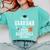 Proud Grandma Of 2025 Basketball Senior Graduation Day Comfort Colors Sweatshirt Chalky Mint