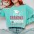 Proud Grandma Of 2025 College Graduate Family Graduation Comfort Colors Sweatshirt Chalky Mint