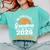 Proud Grandma Of A 2026 Senior Basketball Graduation Comfort Colors Sweatshirt Chalky Mint