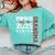 Proud Grandma Of A Class Of 2025 Senior Graduation 25 Comfort Colors Sweatshirt Chalky Mint