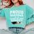 Proud Grandma Graduation Class Of 2018 Graduate Comfort Colors Sweatshirt Chalky Mint