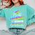 Proud Grandma Of Kindergarten Graduate 2025 Graduation Comfort Colors Sweatshirt Chalky Mint