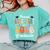 Proud Great Aunt Of a Class Of 2026 Graduate Graduation Comfort Colors Sweatshirt Chalky Mint