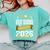Proud Great Grandma Of a Class Of 2026 Graduate Graduation Comfort Colors Sweatshirt Chalky Mint