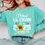 Proud Lil Cousin Of A Class Of 2025 Senior Graduation 2025 Comfort Colors Sweatshirt Chalky Mint