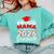 Proud Mama Of A 2026 Graduate Class Of 2026 Mom Graduation Comfort Colors Sweatshirt Chalky Mint