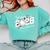 Proud Mama Of A 2026 Senior Baseball Graduation Mom Comfort Colors Sweatshirt Chalky Mint