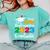 Proud Mom Of A 2023 Graduate Senior 2023 Graduation 23 Comfort Colors Sweatshirt Chalky Mint