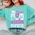 Proud Mom Of A 2024 Senior Graduation Comfort Colors Sweatshirt Chalky Mint