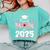 Proud Mom Of a 2025 Graduate Senior Mom Family Graduation Comfort Colors Sweatshirt Chalky Mint