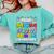 Proud MOM Of a 2025 PRE-K Graduate -Graduation Comfort Colors Sweatshirt Chalky Mint