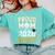 Proud Mom Of a 2026 Senior Volleyball Graduation Comfort Colors Sweatshirt Chalky Mint