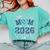 Proud Mom Of a Class Of 2026 Graduate Senior Graduation Comfort Colors Sweatshirt Chalky Mint