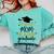 Proud Mom Of A Class Of 2026 Graduate Senior Graduation 2026 Comfort Colors Sweatshirt Chalky Mint