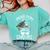 Proud Mom Of A Graduate Graduation Mama Mother Comfort Colors Sweatshirt Chalky Mint