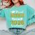 Proud Nonnie Of a Class Of 2026 Graduate Graduation 2026 Comfort Colors Sweatshirt Chalky Mint