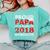Proud Papa Of A Class Of 2018 Graduate Shirt Graduation Comfort Colors Sweatshirt Chalky Mint