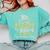 Proud Parent Of Two 2024 Graduate Class 2024 Graduation Comfort Colors Sweatshirt Chalky Mint