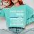 Proud Police Academy Survivor Graduation Comfort Colors Sweatshirt Chalky Mint