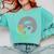 Proud Queen College Graduation Comfort Colors Sweatshirt Chalky Mint
