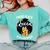 Proud Queen PhD Doctorate Degree Graduation Woman Girl Comfort Colors Sweatshirt Chalky Mint