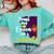 Proud Queen PhD Graduate PhD Graduation Doctorate Comfort Colors Sweatshirt Chalky Mint