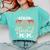 Proud Senior Mom Marching Band Mom Class Of 2025 Graduation Comfort Colors Sweatshirt Chalky Mint