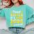 Proud Sister Of A 2026 Graduate Senior Class Graduation Comfort Colors Sweatshirt Chalky Mint
