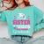 Proud Sister Of 5th Grade Graduate 2025 Family Graduation Comfort Colors Sweatshirt Chalky Mint