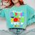 Proud Step-Dad Of 2023 Pre-K Graduate Fathers Day Graduation Comfort Colors Sweatshirt Chalky Mint