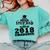 Proud Step Dad Of A Class Of 2018 Tee Graduate Graduation Z1 Comfort Colors Sweatshirt Chalky Mint