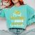 Proud Step Mom Of 2025 College Graduate Family 24 Graduation Comfort Colors Sweatshirt Chalky Mint