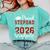 Proud Stepdad Of a Class Of 2026 Graduate For Graduation Comfort Colors Sweatshirt Chalky Mint