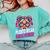 Puerto Rican Latina Social Worker MSW Masters Graduation Comfort Colors Sweatshirt Chalky Mint