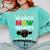 Queen MSW Social Work Grads Masters Graduation Comfort Colors Sweatshirt Chalky Mint