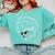 Queen PhD Doctorate Degree Graduation EdD PsyD Premium Tri-Blend Comfort Colors Sweatshirt Chalky Mint