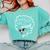 Queen PhD Doctorate Degree Graduation PsyD EdD Comfort Colors Sweatshirt Chalky Mint