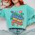 Quiet Quirky Meme Queen Introvert Anti People Meme Lovers Comfort Colors Sweatshirt Chalky Mint