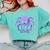 Recluse Pastel Goth Spider Shy Introvert Creepy Cute Kawaii Comfort Colors Sweatshirt Chalky Mint